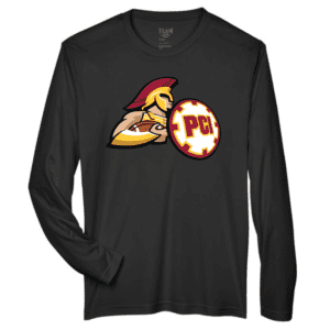 TT11L Team 365 Performance Long Sleeve Shirt - Black