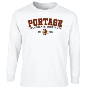 G240 Gildan Ultra Cotton Long Sleeve T-Shirt - White