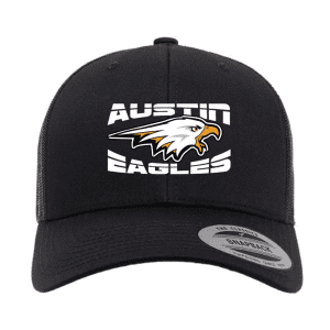 6606 Yupoong Adult Retro Trucker Cap - Black