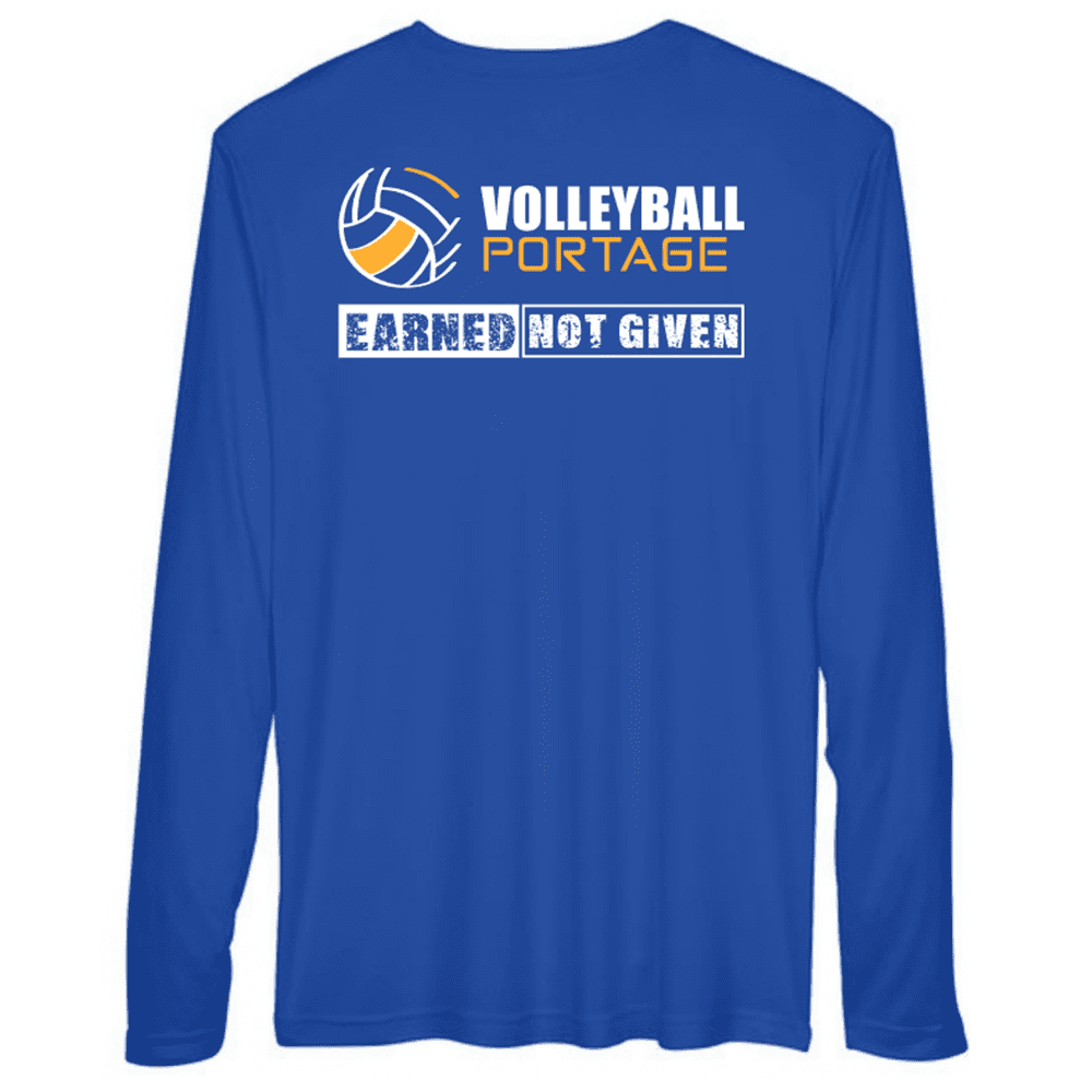 TT11L Team 365 Performance Long Sleeve Shirt - Royal - Image 2