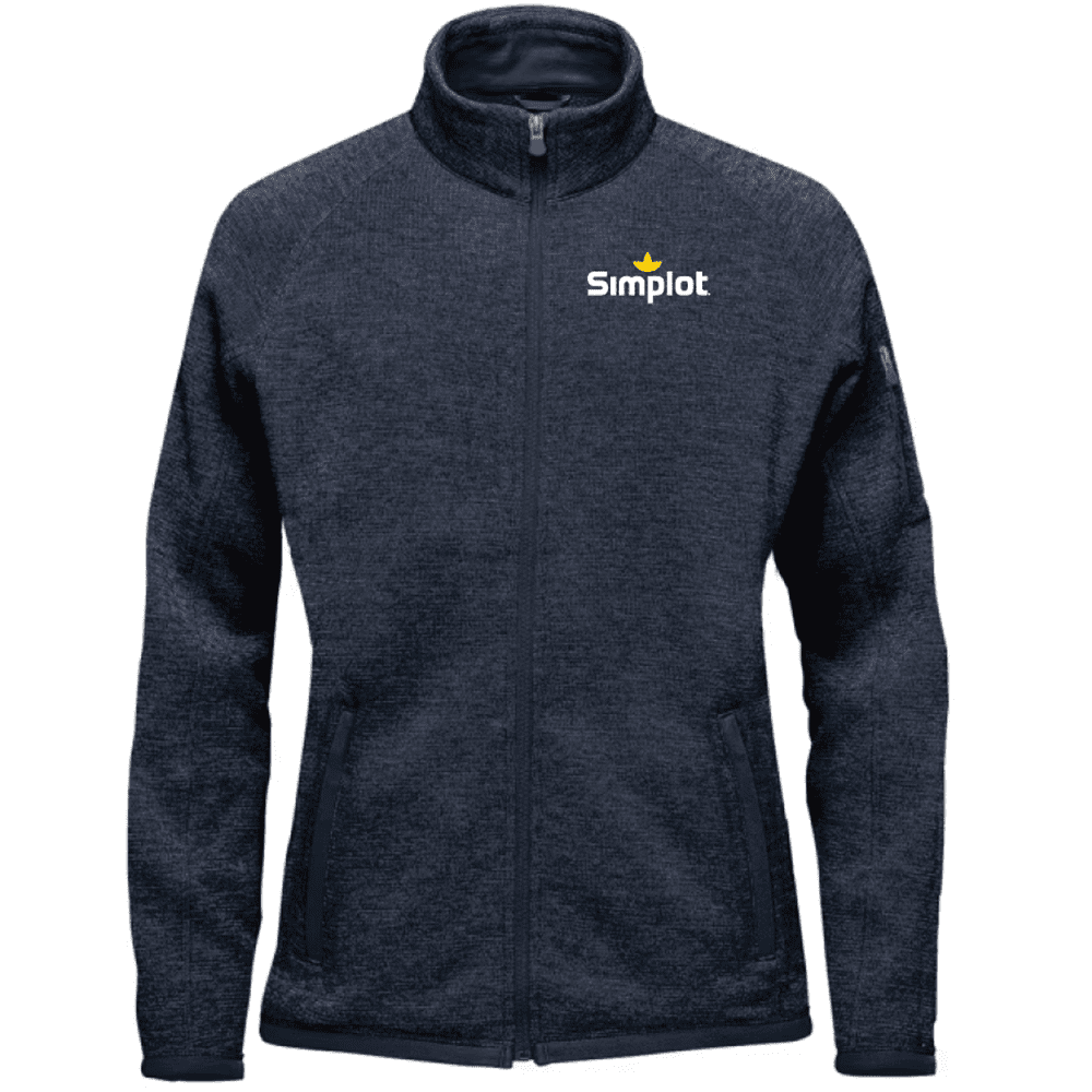 FHZ-1W Stormtech Women's Avalante Full Zip Fleece Jacket - Navy Heather