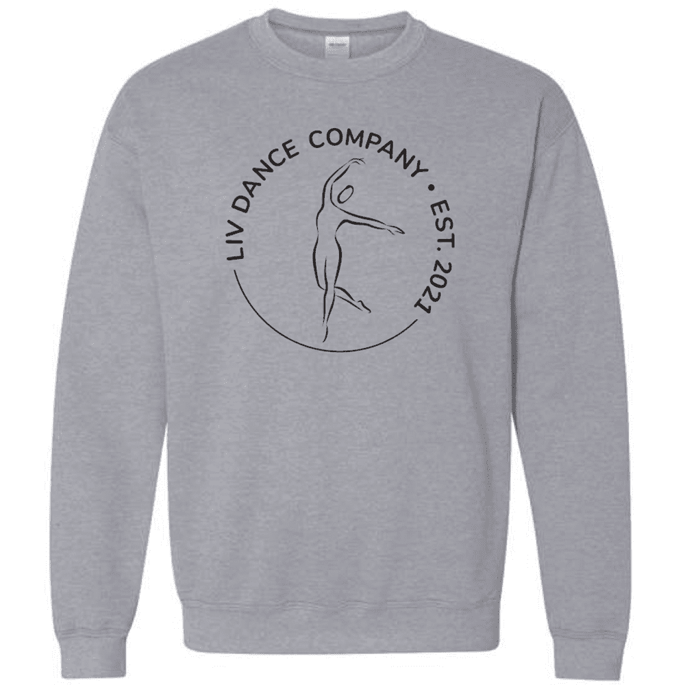 G180 Gildan Heavy Blend Fleece Crew Sweatshirt - Sport Grey