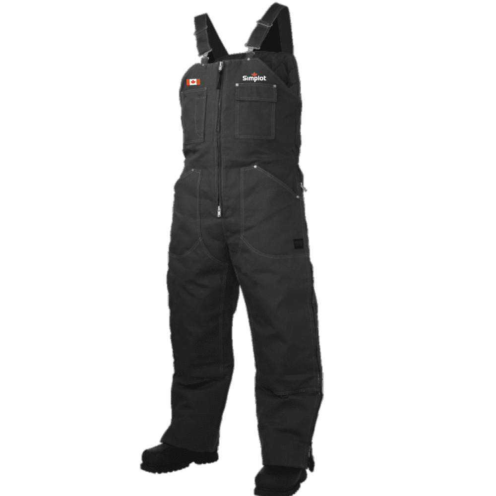 WB04 Tough Duck Unlined Duck Bib Overall - Black
