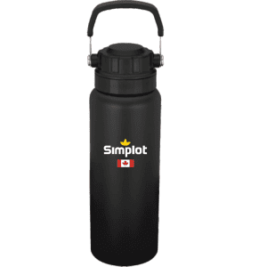 SL180PR Urban Peak 40oz Dual Top Water Bottle - Black